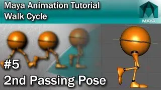 Maya Walk Cycle Tutorial #5 Setting the Reverse Passing Pose