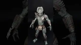 Оригинальная фигурка Хищник Воин. NECA Warrior Predator figure.