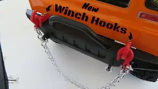 RC Scale LAFEINA  Red Metal Winch Hook