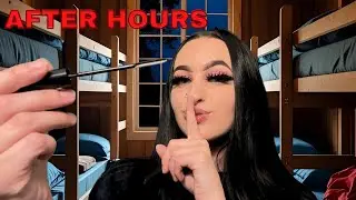 [ASMR] Camp Counselor Does Your Makeup After Midnight 💄 | Soft Spoken