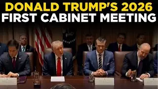TRUMP LIVE: Donald Trump New Year's First Cabinet Meeting At White House | Kristi Noem