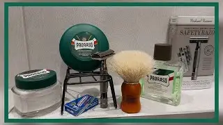 💈🟢 It's a Proraso Green Shave!!! 🟢💈  with Pre-shave, Shaving Soap and Aftershave all in Green! 🟢💈