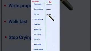 Don't say Vs say💯🤯 #english #education #vocabulary #ytshorts