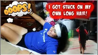 I GOT STUCK ON MY OWN LONG HAIR! **GIRLY GIRLS WRESTLING**