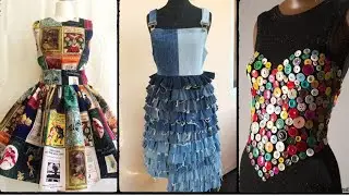 Recycled fashion | recycled fashion ideas | recycled outfit