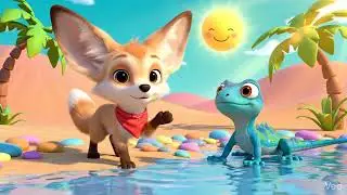 The Clever Fox 🦊  Short Moral Story for Kids  AI Animated Kids Story
