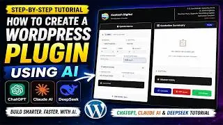 How to Create a WordPress Plugin Using AI (ChatGPT, Claude AI & DeepSeek Tutorial)