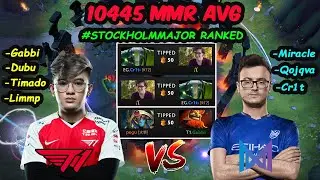 T1 Gabbi vs Miracle - Stockholm Major ALL-STAR PUB GAME Feat EG.Cr1t Dubu Timado Qojqva Limmp Dota 2