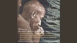 Violin Concerto, Op. 36: Kolisch Interview