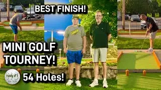 LOCAL Mini Golf ⛳️ Tourney! Can Phenom Chase get his 20th WIN? 54 holes! Best Finish! #minigolf