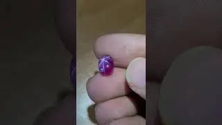 STAR RUBY 4.30 CTS NATURAL UNHEATED CEYLON PINK STAR RUBY