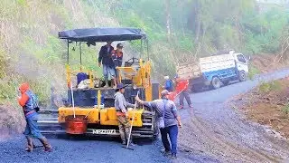 Hill Road Asphalt Paving Work Sirangkel Wonosobo