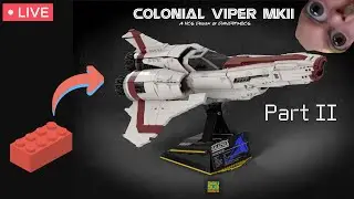 Building the Lego Colonial Viper MK II (Part II) and Chill (MOC by DavDupMOCs)