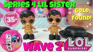 LOL Surprise Series 4 Wave 2 Lil Sisters Gold Ball Placement and Weight | Unboxing LOL dolls wave 2