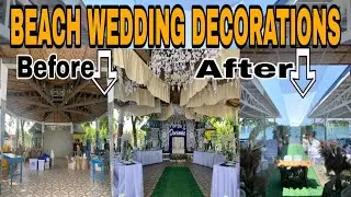 AWESOME BEACH WEDDING DECORATIONS | CEREMONY DECOR | Rhain Fabulous @GhenLaurenciana