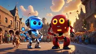 Four Little Robots Beep and Boop + More Nursery Rhymes & Kids Songs