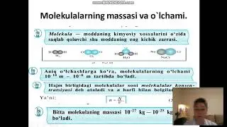 Mabzu: Malekulyar kinetik nazariya asoslari