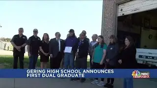 Gering High School announces first dual-graduate student