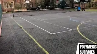 MUGA Sports Court Cleaning and Painting in Banbury, Oxfordshire | Sports Court Cleaning