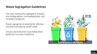 Solid waste management rules 2016 on legislation