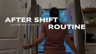 after work routine as a medtech / lab scientist in the U.S. 🧪 | homebuddy diaries (silent vlog) 