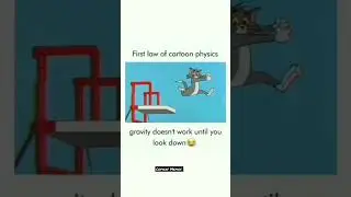 Cartoon physics #shorts #funnyshorts #physics