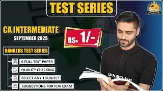 Rs. 1 FULL TEST SERIES CA INTER