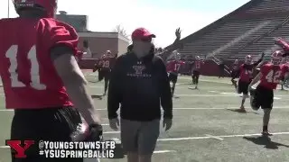 2016 YSU Football Mic'd Up - Coach Shane Montgomery