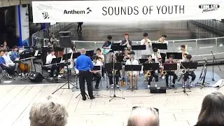 Vancouver Jazz Festival 2024 #Sounds of Youth # school jazz bands perform on the Robson Street Stage