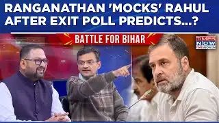 Anand Ranganathan 'Mocks' Rahul Gandhi & Congress After Surprise In Bihar Exit Poll Numbers? Watch