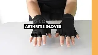 Pivit Copper Arthritis Gloves | Fingerless Compression Glove for Rheumatoid & Osteoarthritis
