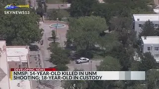 14 year old killed, suspect arrested in deadly UNM campus shooting