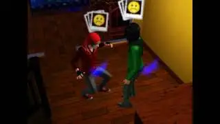 SIMS 3 Niki Beats Up Kauri part 1