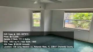 095 067672 136 Long Meadow Ln Rotonda West FL 33947 Charlotte County