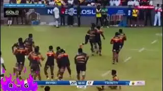 Foul play by Royal College players. TMO Irshard Cader and Referee Yatawara shame on you.