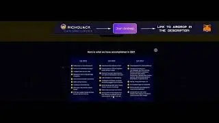 RichQuack token , Airdrop 500$ , In QUACK We Trust