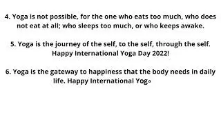 Happy Yoga Day Wishes