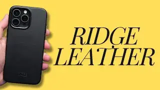 ПОЧТИ ИДЕАЛЬНО!! - Чехол из кожи Ridge для iPhone 15 Pro Max