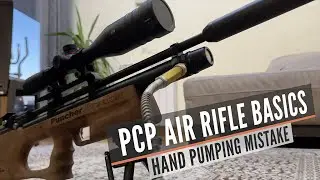 PCP Air Rifle Basics - I can't pump my PCP Air Rifle with a hand pump - How stupid of me! :)