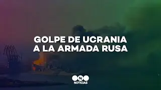 UCRANIA DESTRUYÓ un BUQUE CLAVE de la ARMADA RUSA - Telefe Noticias