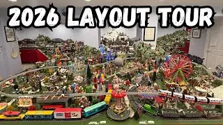 Inside YouTubes Largest Holiday Train Garden | Layout Tour 2026