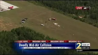 3 dead in mid air collision between 2 planes in Georgia