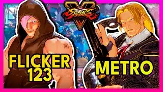 SFV 🥊 Flicker123 (ED) VS Metro (VEGA) 🥊 スト5  🥊 SF5 🥊 Street Fighter 5