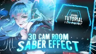 3D SABER ROOM TUTORIAL😱 | ALIGHT MOTION 4.0.2 TUTORIAL