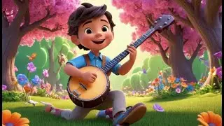 Toy Banjos Go Pluck Pluck Pluck | Fun Nursery Rhyme | Baby Music | Learning Song for Toddlers