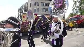 Drum en Showfanfare DSG Waadhoeke Bloemencorso Bollenstreek 2024