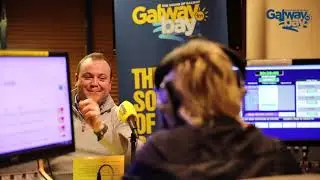 Country legend Patrick Feeney in studio with Valerie Hughes