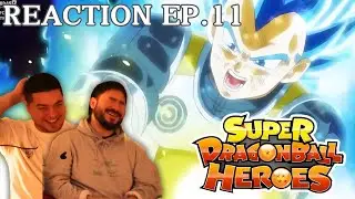 Эволюция Вегеты в синем цвете! Реакция на 11 серию Super Dragon Ball Heroes.