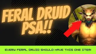 A MUST HAVE item for Feral Druids! - PSA