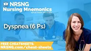 Dyspnea 6 Ps Nursing Mnemonics, Nursing School Study Tips